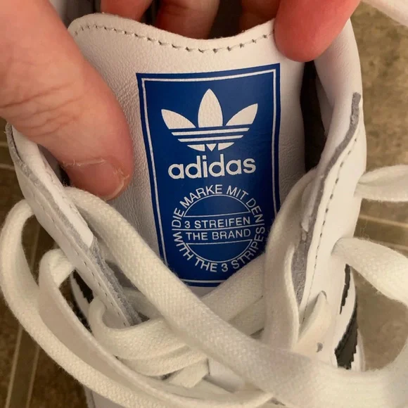 adidas Samba White Black Gum Sneakers - Picture 7 of 9